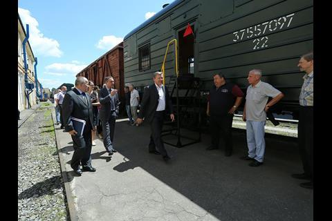 A military escort coach which Refrigerator Wagon Co produced by rebuilding a refrigerated van is expected to enter service this month.
